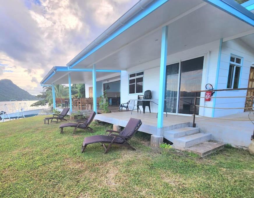 Duplex En Bord De Mer Fare Tahitea Pension Taputapuapea Exterior photo